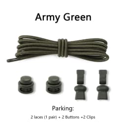 1Pair Elastic Laces Sneakers Shoe Laces Without Tying Unisex Quick Shoelace Round Rubber Bands Lazy Shoelaces Sport Shoestrings