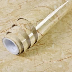 Kitchen DIY Self-Adhesive Waterproof Oil-proof PVC Wall Stickers Cabinets Countertop Wallpaper Bathroom Desktop Renovation Films