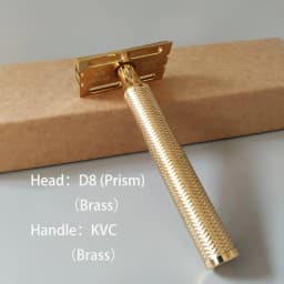 Dscosmetic D8/S9 Brass Double Edge Safety Razor CNC MADE