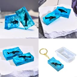 Large Square Resin Mould for Epoxy Resin Deep Cube Silicone Castes Accessory for Flower Preservation and Projects