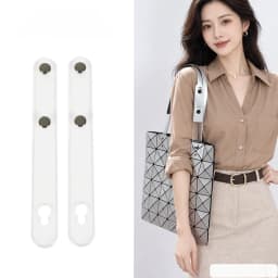 Extended Diamond Boston Bag Six-Grid Ten-Grid Shoulder Strap Lengthened Chain Belt for Three Houses Life