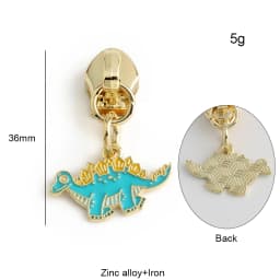 10/30/100PCS Cute Enamel Bee Sunflower Cherry 5# Zipper Puller Slider Heads For Tape Purse Bags Hangbag Charm Gift Accessories
