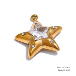 Yhpup 1PC Summer Ocean Shell Starfish Seahorse Conch Stainless Steel Pendant DIY Making Accessories Handmade Necklace Gift