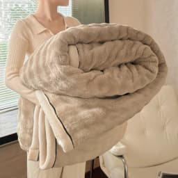 Ultra Soft Imitation Rabbit Fur Throw Blanket Autumn Warm Bubble Fleece Blanket for Bed Sofa Travel Single Double Plush Plaid