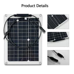 500W/1000W Flexible Solar Panel 12V Battery Charger with Controller – Solar Power Bank for Phone, Car, Yacht, RV