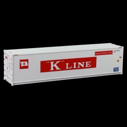 HO Scale 40ft Hi-Cube Reefer 1:87 40' Refrigerator Container Freight Cars Cargo Box C8722