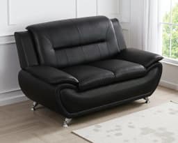 Leather Couch Set,2 Seater Loveseat Sofa for Living Room Furniture Sets,62" Loveseat for Living, Customized