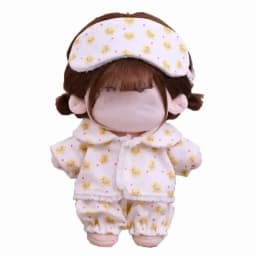 20CM Doll Clothes Long Sleeves Sweatshirt Cute Doll Tops Hoodie For Idol Dolls Accessories Doll's Clothing Stuffed Toy