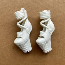 1/6 Scale Monster Doll Shoes Sandals DIY Dressing Accessories Set - Purple Blue Red Green Colors for Doll Decorations