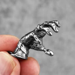Gothic Devil Hand Skull Stainless Steel Men Women Necklaces Pendants Chain Punk Trendy Fashion Jewelry Creativity Gift Wholesale