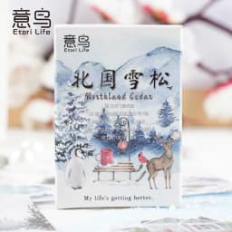 30 Pcs Kawaii Paper Sticker Set Deep Forest Self-adhesive Stationery Stickers For Arts Craft Diy Scrapbooking Diary Album Planne