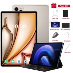 CHOTOG Pad 8s Pro Tablet Android Tablets 5G 10000mah 22GB+2TB Global Version Tablet PC 10.1 Inch GPS Face Recognition 5G Dual SIM WiFi Bluetooth for Kids Tabs