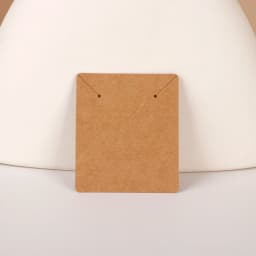 8ilk 50Pcs Colorful Blank White Black Necklace Display Label Jewelry Packaging Kraft Paper Card Wholesale Handmade DIY Accessory