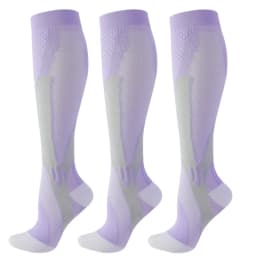 2/3/4 Pairs Running Men Compression Socks Fit Varicose Veins Football Soccer Stockings 30 Mmhg Atheletic Men Women Sports Socks