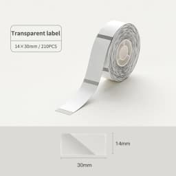 Niimbot D11/D101/D110 Transparent Label Printing Paper Name Sticker Waterproof Self-adhesive Cartoon Label Paper