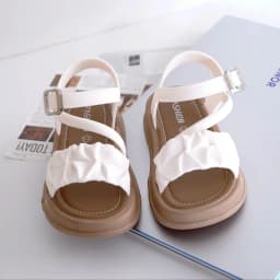 Children's slippers, summer breathable, bow decoration, suitable for indoor bathroom showers, soft-soled anti-slip, cartoon girl