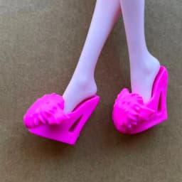 1/6 Scale Monster Doll Shoes Sandals DIY Dressing Accessories Set - Purple Blue Red Green Colors for Doll Decorations