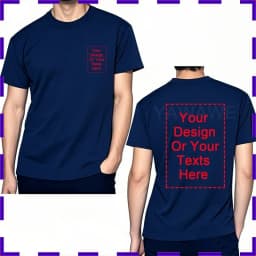 Men Tshirt Your Design Here Cotton Comfortable Unisex Teeshirt Fashion Personalized Summer Top Perfect Gift For Him