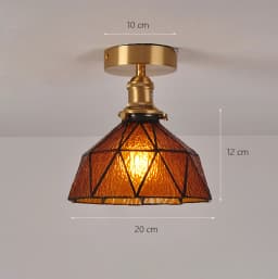 Modern Pendant Ceiling Lamp with Glass Shade for Kitchen Aisle Balcony Bedroom Home Art Deco Led Ceiling Lights Fixtures E27