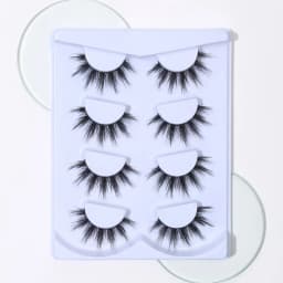 4 Pairs of Thick Comic Eyelashes