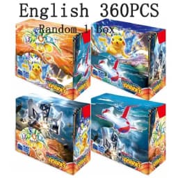 NEW 360PCS Card White Flare Black Bolt Prismatic SPARKS Scarlet Violet 151 English Booster Battle Transaction Gift