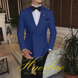 Ivory Men Wedding Tuxedos Suit Blazer Double Breasted Groom Suits For Men 2 Piece Party Best Man Jacket Pant Custom Made