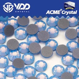 VDD Multi-color ACME+Series Top Quality Glass Hot-Fix Rhinestones Crystal AB Flatback Glitter Strass Stones For Fabric Garment