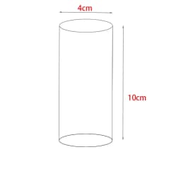 Acrylic Transparent Cylindrical Ring Jewelry Display Stand Doll Mold Storage Stand Earring Stand Makeup Photography Stand