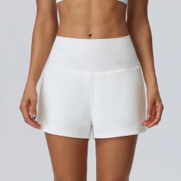 Women's Summer Loose Running Shorts 2-in-1Quick Dry Athletic Yoga Gym Shorts with Pockets Yoga Fitness Sports Shorts