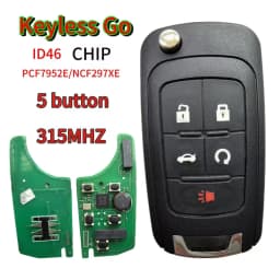 Keyless Go315/433MHz ID46 Smart Remote Key for Chevrolet Cruze Aveo Orlando Trax Buick Lacrosse Encore Regal Verano Opel Vauxhal