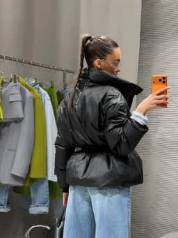 Elegant Cotton Warm Women's Jacket Autumn Winter Loose Full Sleeve Zipper Stand Collar Thicken Coats 2026 Waist Outwear Lady