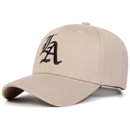Unisex Gothic LA Embroidery Baseball Caps Spring Autumn Outdoor Adjustable Casual Hats Sunscreen Hat Sports Cap