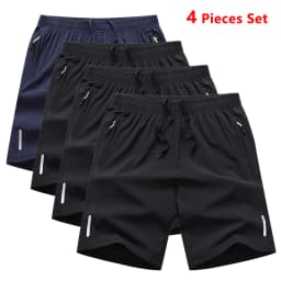 4 Pieces Quick Dry Men's Running Shorts Men Sports Jogging Fitness Male Jogger Workout Training Gym Sports Shorts Men Summer New