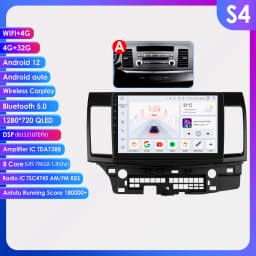 4G Carplay Android Auto Multimedia for Mitsubishi Lancer 2007-2017 Autoradio car intelligent systems 2din Screen 7862 Head Unit