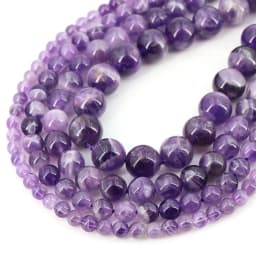Natural Stone Beads Blue Tiger Eye Crystal Amethyst Rose Quartz Gemstone Bead for Jewelry Making Bracelet Necklace 4/6/8/10MM