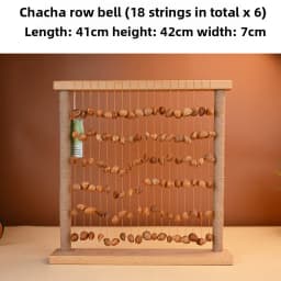 Fruit Shell Rattle Relaxing Sound Bundle Fruit Wind Chime Meditation Row Bell Sound Therapy Musical Instruments Percussion