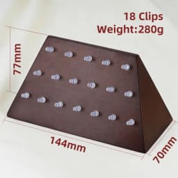 Right Grand High Quality Beech Wooden Display for 14G 16G Nipple Belly Button Nose Hoop Clicker Segment Ring Piercing Jewelry