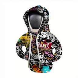 Creative Gear Shift Knob Cover Hoodie for Car Gear Shift Lever Protection Against Sweaty Hands for Merry Christmas New Year