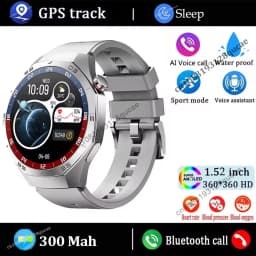 New For Android ios Smart Watch Men HD AMOLED Screen GPS Motion trajectory Heart Rate Bluetooth Calls SmartWatch Waterproof Hw12