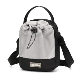 Waterproof Nylon Crossbody Sling Bag - Outdoor Travel Pouch with Dedicated Water Bottle Pocket