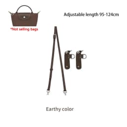 Cow Leather Bag Shoulder Strap Replacement Crossbody Adjustable Conversion Kit Fit for Longchamp Mini Pouch