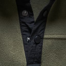 AIOPESON Men's Fleece Multi Pocket Sweatshirt Stand Collar Snap Button Solid Casual Outdoor Pullover Fall Winter Warm for Men