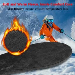 1/2 Pair Electrically heated insoles Foot Warming Warmer Pad Mat Winter Outdoor Walking Heating Insole Winter Warm unisex