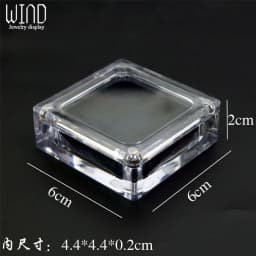 Creative Transparent Jewelry Display Box Necklace Pendant Case Acrylic Showing Case Holder Jewelry Gift Box Trinket Box