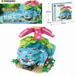 Keeppley Pokémon Series Building Blocks Bulbasaur Blastoise Venusaur Charmander Assembled Model Toys Ornaments Gifts