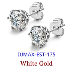 Premium 0.5-2ct Moissanite Diamond Stud Earrings for Women Orginal 925 Sterling Silver Screw Back Women Moissanite Earring 2026