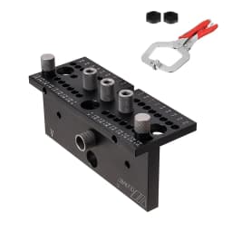 3 In 1 Dowel Jig Woodworking Hole Puncher Drill Guide 7/8/10MM M14 M18 Aluminum Wood Positioning Hole Opener DIY Tool