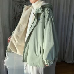 Lamb Fur Jacket Thickened Women's Workwear Hong Kong Style Student Japanese Style Cotton Clothes Summer Collection 2025