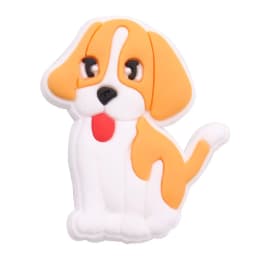 New Arrival 1pcs PVC Cute Cartoon Shoe Charms Fit Wristbands Kawaii Animal Dog Mom Bone Hole Slipper Decoration Shoe Accessories