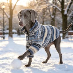 Turtleneck Dog Sweater for Medium Large Dogs, Thick Thermal Fleece Cold Weather Coats with Half Zipper Jumper Winter Pet Clothes